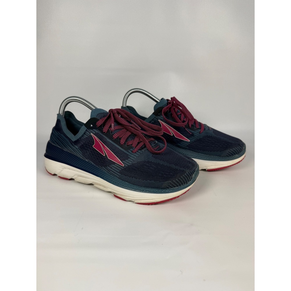 Altra‎ Womens Duo 1.5 Running Shoes Size 7.5 Navy Pink Lightweight Athletic